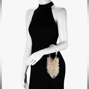 Mini Crystal Evening Beaded Clutch Bag